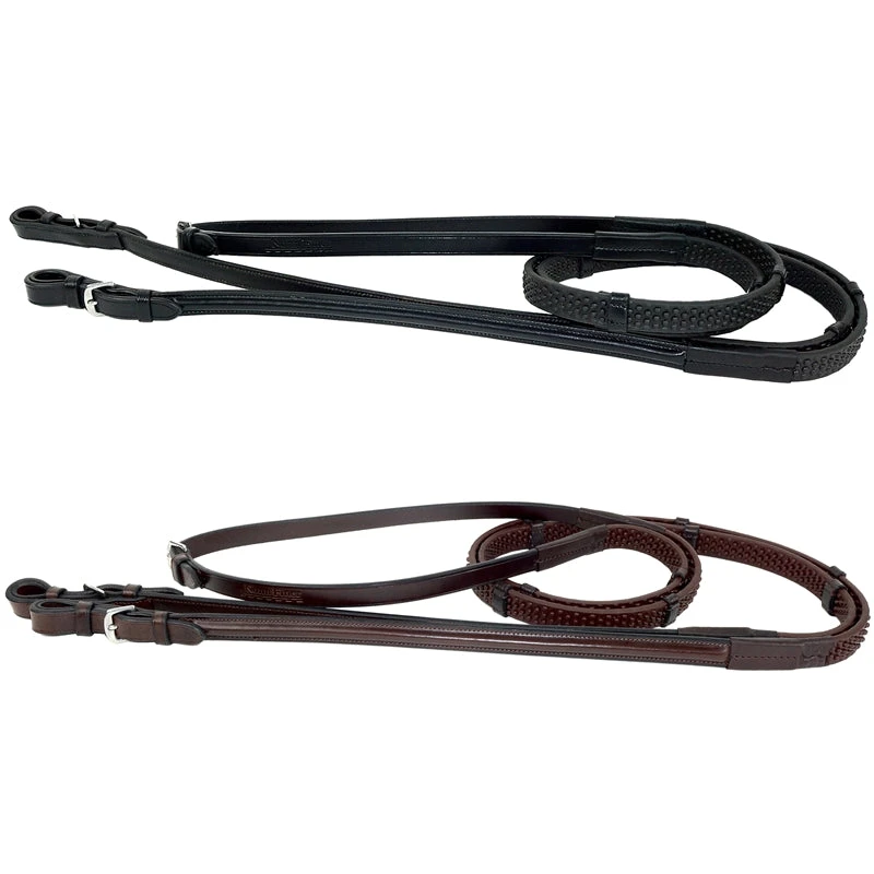 Nunn Finer Rubber Reins With Hand Stops 3 Nunn Finer Rubber Reins With Hand Stops