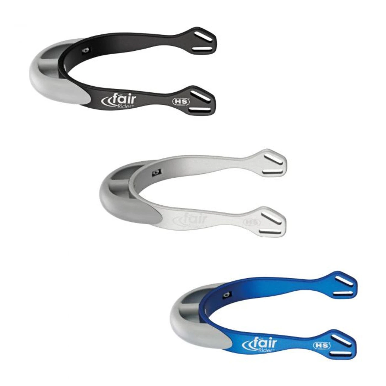 Sprenger FairRider Spurs - 20 Mm Thick Silver Rounded Neck 3 Sprenger FairRider Spurs - 20 Mm Thick Silver Rounded Neck