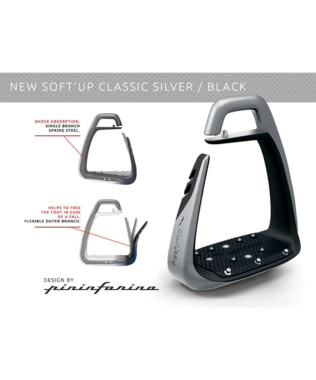 FreeJump Soft Up Classic Safety Stirrup - Various Colours 5 FreeJump Soft Up Classic Safety Stirrup - Various Colours - Image 3