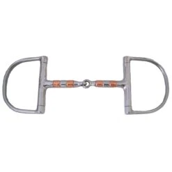 Large Dee Ring Copper Roller Snaffle