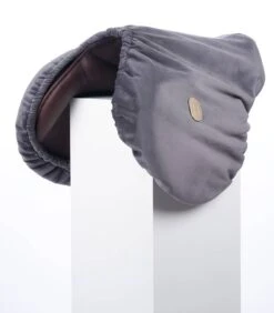 Hansen Equestrian Lush Velvet Saddle Cover 15 Hansen Equestrian Lush Velvet Saddle Cover -Waldheusan Shop Saddle Cover Charcoal 1