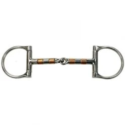 Dee Ring Copper Roller Snaffle