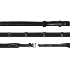 Dy'on Working Collection Web Reins With 9 Leather Loops - 5/8"