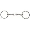 Loose Ring Solid French Link Bit, 10mm -Waldheusan Shop korsteel stainless steel thin mouth french link loose ring snaffle bit p4544 12583 image