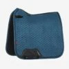 LeMieux Suede Dressage Saddle Pad - ATLANTIC -Waldheusan Shop lm aw23 saddlepad suede dr atlantic lr
