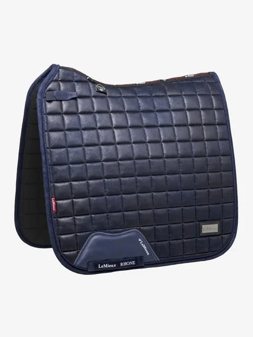 LeMieux RHONE Memory Dressage Saddle Pad - VINTAGE NAVY 3 LeMieux RHONE Memory Dressage Saddle Pad - VINTAGE NAVY