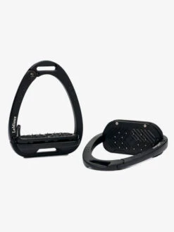 LeMieux Vector Balance Safety Stirrup - VARIOUS COLOURS -Waldheusan Shop lm stirrup vector balance blackblack hr 2 2