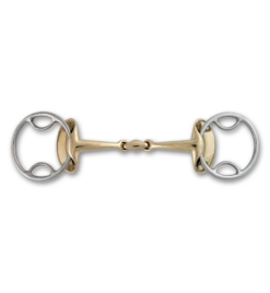 Stubben Steeltec Golden Wings 4 In 1 Jointed Gag Bit