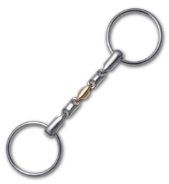 Stubben Steeltec Waterford Loose Ring Snaffle Bit